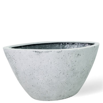 Кашпо Fleur Ami Polystone Boat Grey