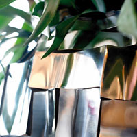 Кашпо Boxer Planter Stainless Steel Polished
