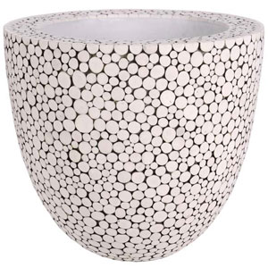 Кашпо Wood Planter белое