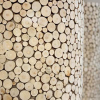 Фактура кашпо Trendy Wood Vase