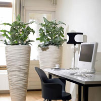 Кашпо Polystone Vase в интерьере