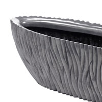 Кашпо River Oval Aluminium: детали