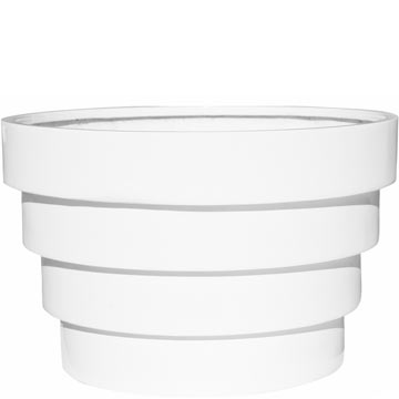 Кашпо Pottery Pots JAN St. Tropez glossy white Кашпо Pottery Pots JAN St. Tropez glossy white