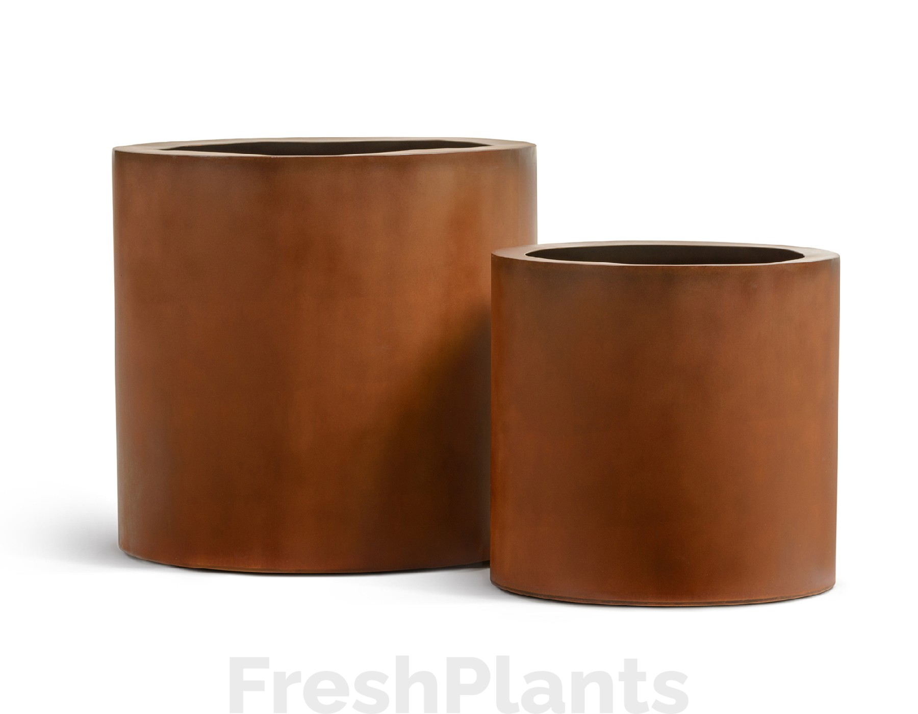 Кашпо TREEZ Effectory - Corten Steel - Цилиндр - Кортеновская сталь-Бархатистая окись 41.33-10-21-060-CS-41, 41.33-10-21-060-CS-53