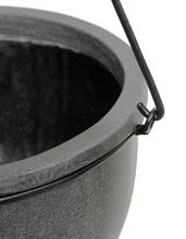 Кашпо TREEZ Effectory - Beton - Полусфера подвесная - Тёмно-серый бетон 41.33-02-22-076-GR-21, 41.33-02-22-076-GR-26 1