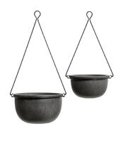 Арт.: 41.33-02-22-076-GR-21 в-12 см д-21 см Товара много Кашпо TREEZ Effectory - Beton - Полусфера подвесная - Тёмно-серый бетон 41.33-02-22-076-GR-21, 41.33-02-22-076-GR-26