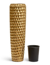 Кашпо TREEZ Effectory - Metal - Высокий конус Design Cells - Сусальное золото 41.33-07-22-080-GLD-097, 41.33-07-22-080-GLD-117 5