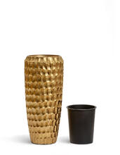 Кашпо TREEZ Effectory - Metal - Высокий конус Design Cells - Сусальное золото 41.33-07-22-080-GLD-097, 41.33-07-22-080-GLD-117 9