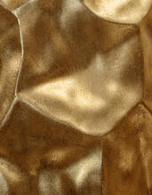 Кашпо TREEZ Effectory - Metal - Округлая чаша Design Crumple - Сусальное золото 41.33-07-22-082-GLD-39, 41.33-07-22-082-GLD-55 2
