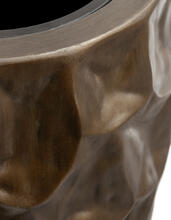 Кашпо TREEZ Effectory - Metal - Округлая чаша Design Crumple - Чернёная бронза 41.33-07-22-082-GRP-39, 41.33-07-22-082-GRP-55 2