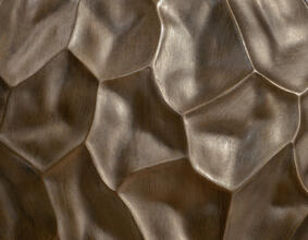 Кашпо TREEZ Effectory - Metal - Плоская сфера Design Crumple - Чернёная бронза 41.33-07-22-084-GRP-58/28 1