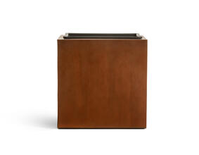 Кашпо TREEZ Effectory - Corten Steel - Куб - Кортеновская сталь - Бархатистая окись 41.33-10-21-061-CS-30, 41.33-10-21-061-CS-40, 41.33-10-21-061-CS-50 4
