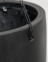 Кашпо TREEZ Effectory - Black Stone - Чаша большая подвесная - Антрацит 41.33-12-22-078-BLCK-27 1