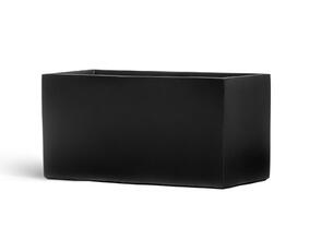 Кашпо TREEZ Effectory - Black Stone - Низкий узкий прямоугольник - Антрацит 41.33-12-22-079-BLCK-40, 41.33-12-22-079-BLCK-60, 41.33-12-22-079-BLCK-80 3