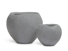 Арт.: 41.33-15-23-098-GR-39 в-33 см д-39 см Товар в наличии Кашпо TREEZ Effectory - Organic - Сфера - Серый ледник 41.33-15-23-098-GR-39, 41.33-15-23-098-GR-59