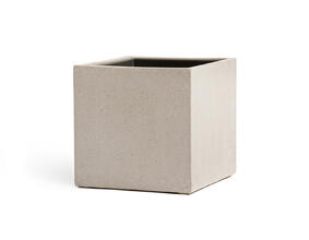Кашпо TREEZ Effectory - Beton - Куб - Белый песок 41.3317-02-005-BE-20, 41.3317-02-005-BE-30, 41.3317-02-005-BE-40, 41.3317-02-005-BE-50, 41.3317-02-005-BE-60 3