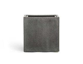 Кашпо TREEZ Effectory - Beton - Куб - Тёмно-серый бетон 41.3317-02-005-GR-20, 41.3317-02-005-GR-30, 41.3317-02-005-GR/XL-30, 41.3317-02-005-GR-40, 41.3317-02-005-GR-50, 41.3317-02-005-GR-60 2
