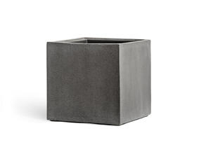 Кашпо TREEZ Effectory - Beton - Куб - Тёмно-серый бетон 41.3317-02-005-GR-20, 41.3317-02-005-GR-30, 41.3317-02-005-GR/XL-30, 41.3317-02-005-GR-40, 41.3317-02-005-GR-50, 41.3317-02-005-GR-60 3
