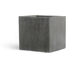 Кашпо TREEZ Effectory - Beton - Куб - Тёмно-серый бетон 41.3317-02-005-GR-20, 41.3317-02-005-GR-30, 41.3317-02-005-GR/XL-30, 41.3317-02-005-GR-40, 41.3317-02-005-GR-50, 41.3317-02-005-GR-60 10