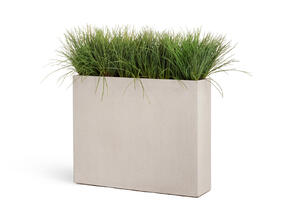 Кашпо TREEZ Effectory - Beton - Высокий Дивайдер - Белый песок 41.3317-02-009-BE-92/75 3