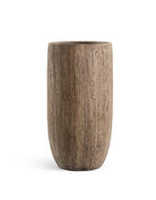 Кашпо TREEZ Effectory - Wood - Высокий округлый конус - Светлый дуб 41.3317-03-011-WB-65, 41.3317-03-011-WB-80 2