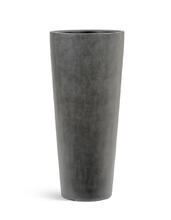 Кашпо TREEZ Effectory - Beton - Высокий конус - Тёмно-серый бетон 41.3319-02-020-GR-61, 41.3319-02-020-GR-90 2