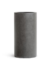 Кашпо TREEZ Effectory - Beton - Высокий цилиндр - Тёмно-серый бетон 41.3320-02-029-GR-60, 41.3320-02-029-GR-80 2