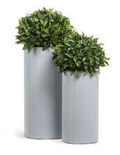 Кашпо TREEZ Effectory - Beton - Высокий цилиндр - Серый ледник 41.3320-02-029-LG-60, 41.3320-02-029-LG-80 4