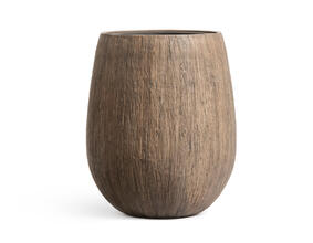 Кашпо TREEZ Effectory - Wood - Округлая чаша - Светлый дуб 41.3321-03-051-WB-39, 41.3321-03-051-WB-60 2